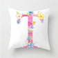 Flower Alphabet Letter Cushion Cover - Just Kidding Store
