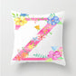 Flower Alphabet Letter Cushion Cover - Just Kidding Store