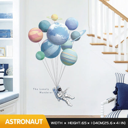 Space Travel Outer Space Spaceman Wall Decals - Just Kidding Store