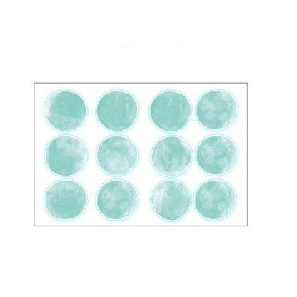 Watercolor Dot Wall Decal - Wall Stickers Green, Violet, Pink/Peach - Just Kidding Store