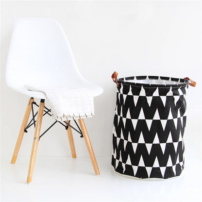 Monochrome Large Toy Storage Hamper Bags - Just Kidding Store