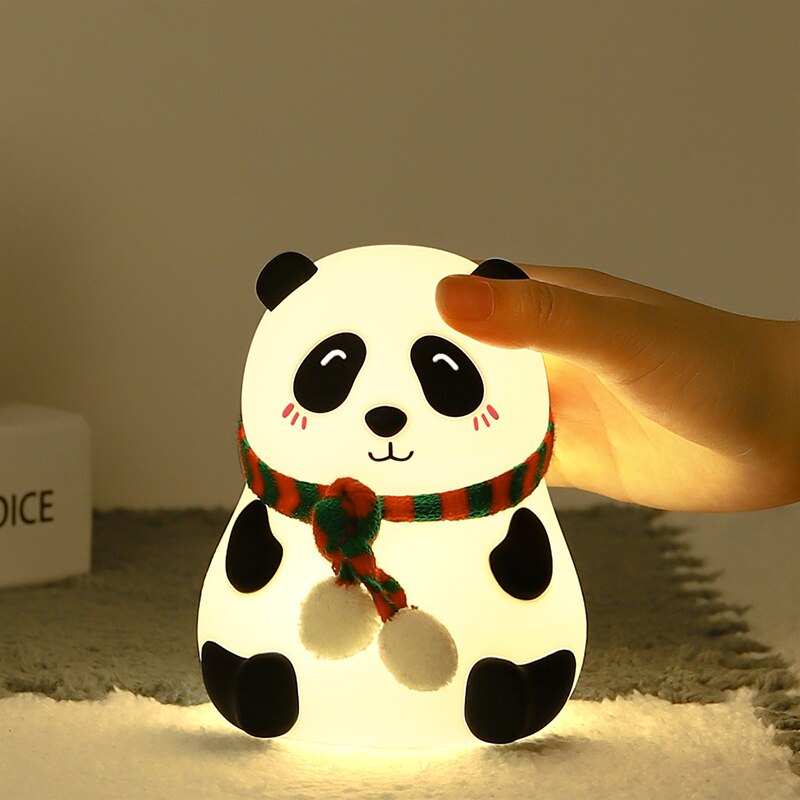 Panda LED Night Light Tap Control Color Changing Lamp - Just Kidding Store