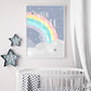 Rainbow Canvas Wall Art  - When It Rains Look For Rainbow - When It's Dark Look For Stars - Just Kidding Store
