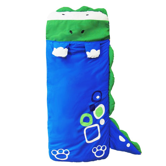 Blue Dinosaur Sleeping Bag - Kids Sleep Sack - Just Kidding Store