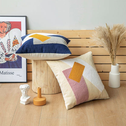 Contemporary Embroidery Pillow Cover - Just Kidding Store
