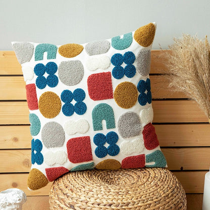 Contemporary Embroidery Pillow Cover - Just Kidding Store