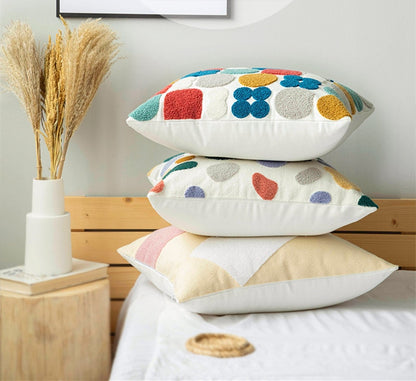 Contemporary Embroidery Pillow Cover - Just Kidding Store
