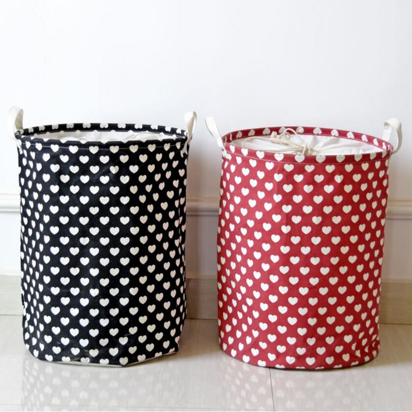 Little Hearts Storage Basket - Childrens Toy Bag - Just Kidding Store