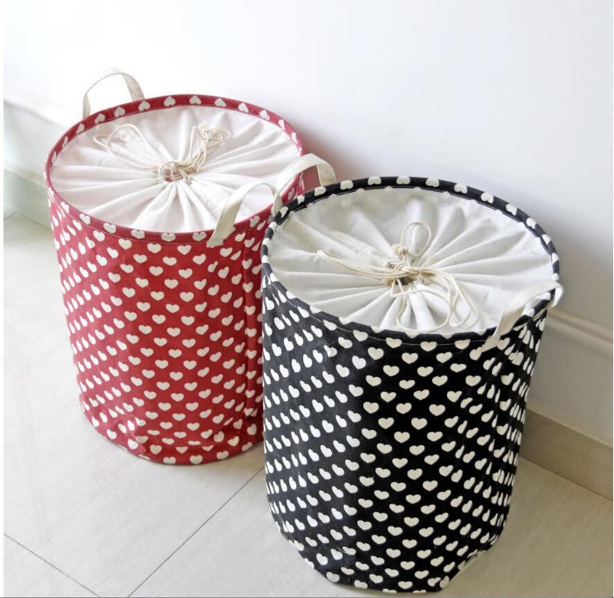 Little Hearts Storage Basket - Childrens Toy Bag - Just Kidding Store