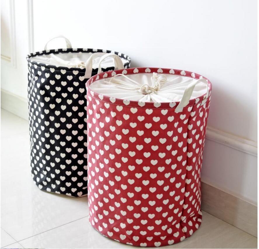 Little Hearts Storage Basket - Childrens Toy Bag - Just Kidding Store