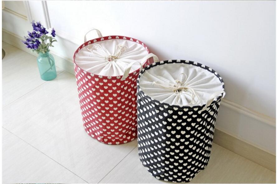 Little Hearts Storage Basket - Childrens Toy Bag - Just Kidding Store
