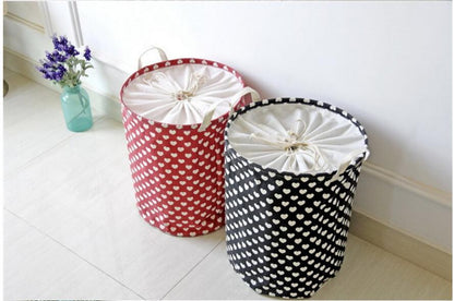 Little Hearts Storage Basket - Childrens Toy Bag - Just Kidding Store