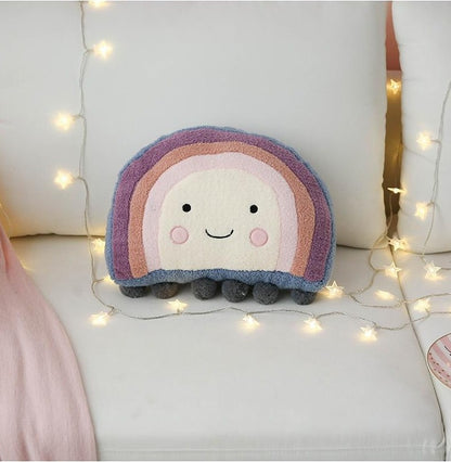 Cloud Cushion Childrens Pillow Rainbow Egg Yolk Thunder - Just Kidding Store