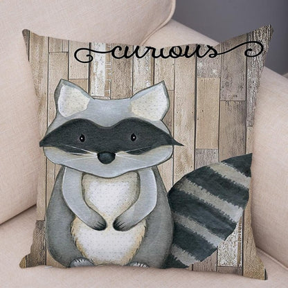 Forest Animals Pillow Case - Just Kidding Store