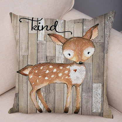 Forest Animals Pillow Case - Just Kidding Store