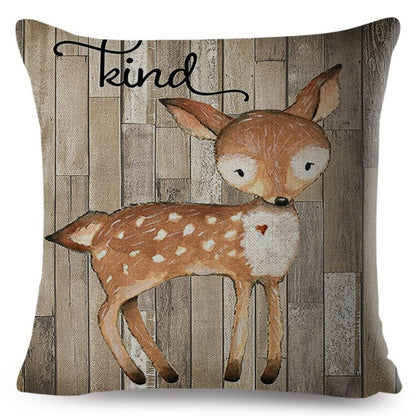 Forest Animals Pillow Case - Just Kidding Store