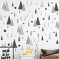 Nordic Forest Wall Decal Woodland Trees Stickers - Just Kidding Store