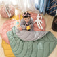 Quilted Leaf Shape Mat - Nursery Cotton Rug - Just Kidding Store