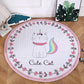 Childrens Activity Play Mat - Toy Storage Bag - White Cat - Just Kidding Store