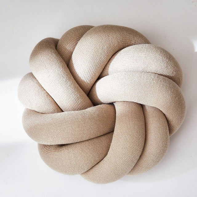 Handmade Crochet Jersey Cushion Nursery Knot Pillow Just Kidding Store