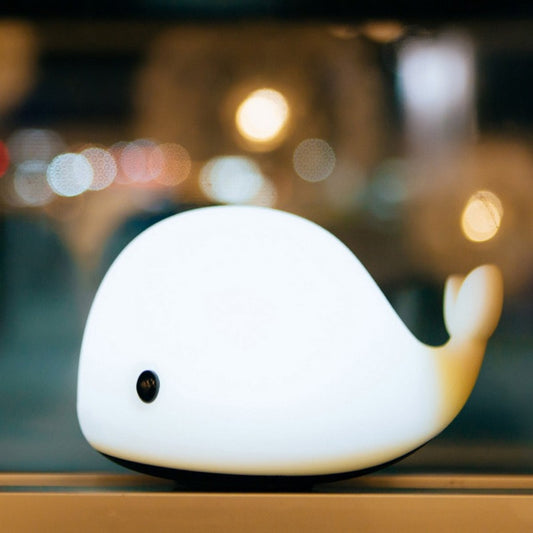 Whale LED Night Light Tap Control Color Changing Lamp - Just Kidding Store