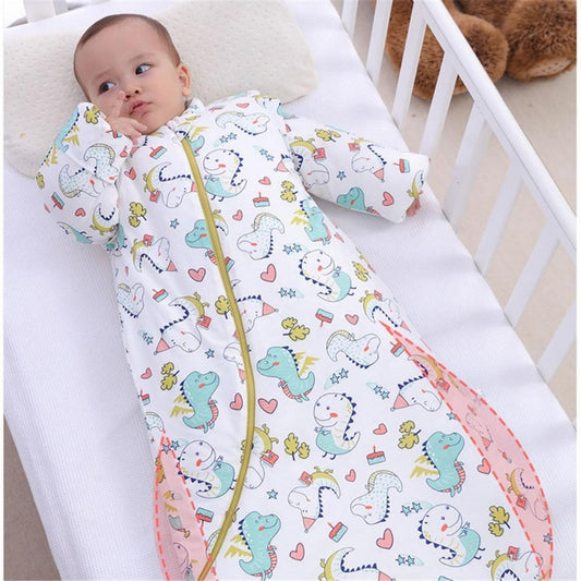 Organic Cotton Baby Children Sleeping Bag Detachable Sleeves Sleep Envelope - Just Kidding Store