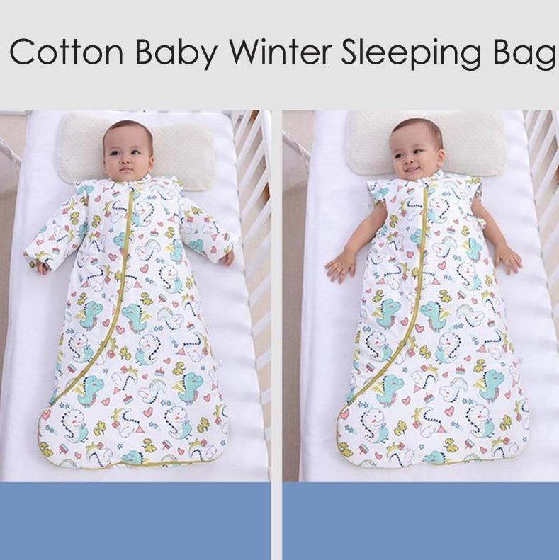 Organic Cotton Baby Children Sleeping Bag Detachable Sleeves Sleep Envelope - Just Kidding Store