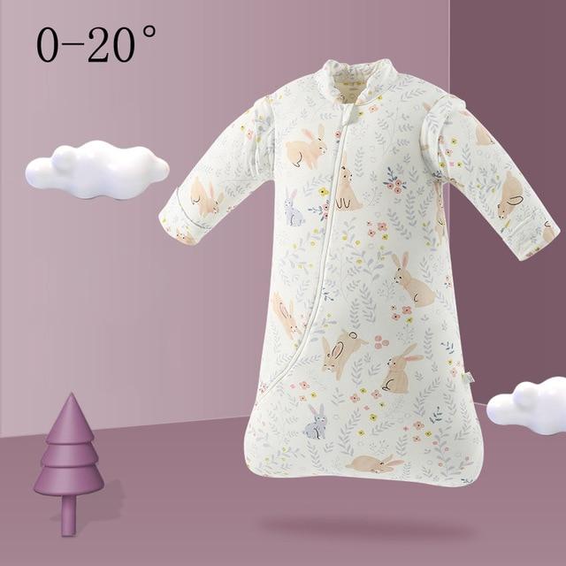 Organic Cotton Baby Children Sleeping Bag Detachable Sleeves Sleep Envelope - Just Kidding Store