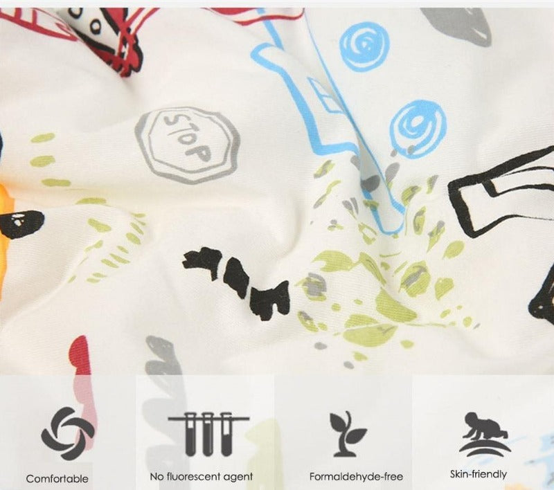 Organic Cotton Baby Children Sleeping Bag Detachable Sleeves Sleep Envelope - Just Kidding Store