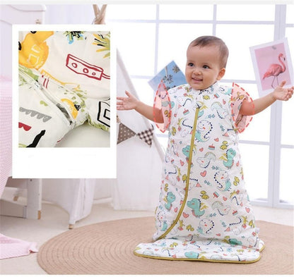 Organic Cotton Baby Children Sleeping Bag Detachable Sleeves Sleep Envelope - Just Kidding Store