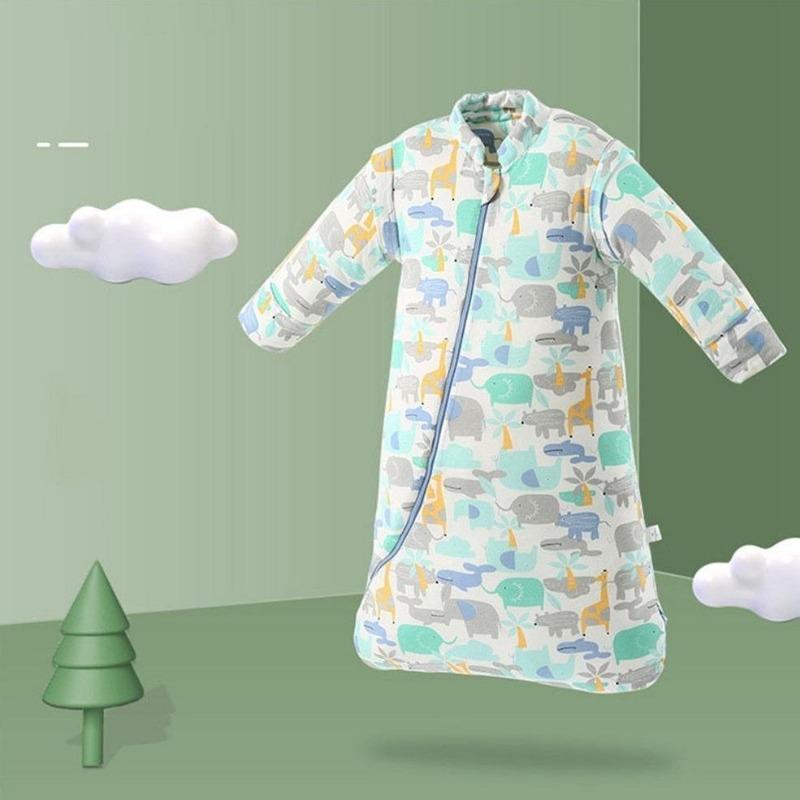 Organic Cotton Baby Children Sleeping Bag Detachable Sleeves Sleep Envelope - Just Kidding Store