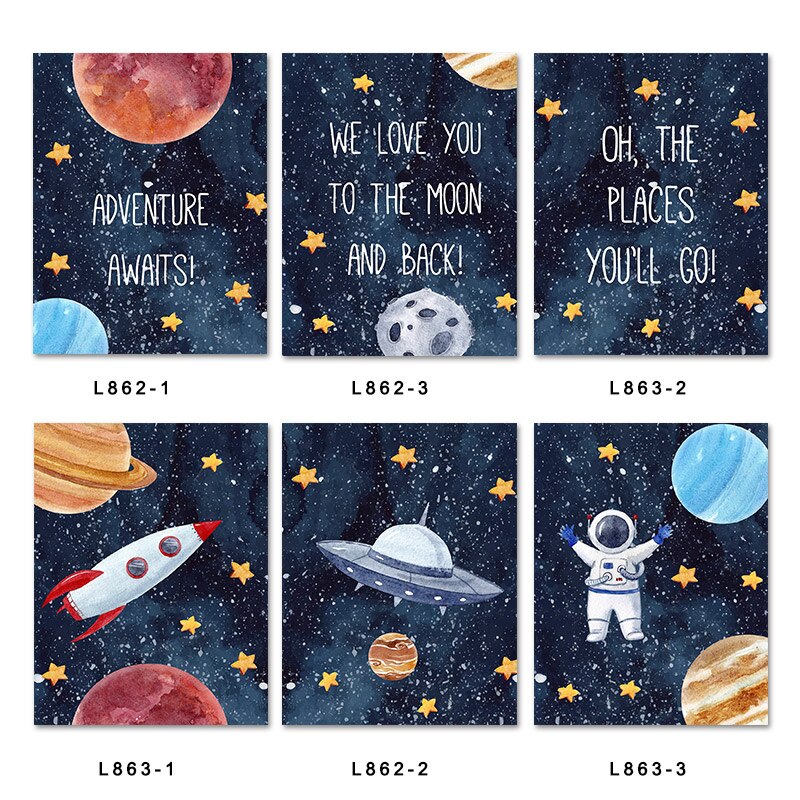 Outer Space Canvas Wall Art