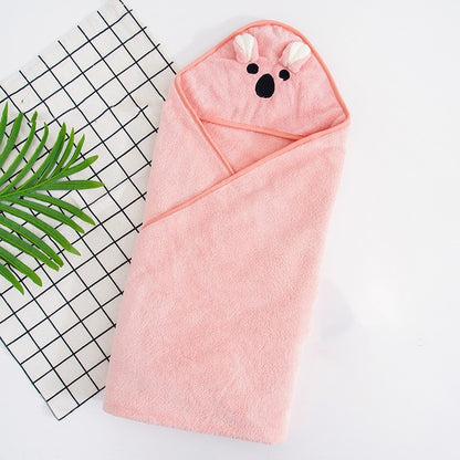 Hooded Baby Toddler Kids Velvet Towel - Just Kidding Store
