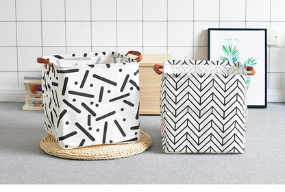 Cube Canvas Basket -  Toy Storage Box - Just Kidding Store