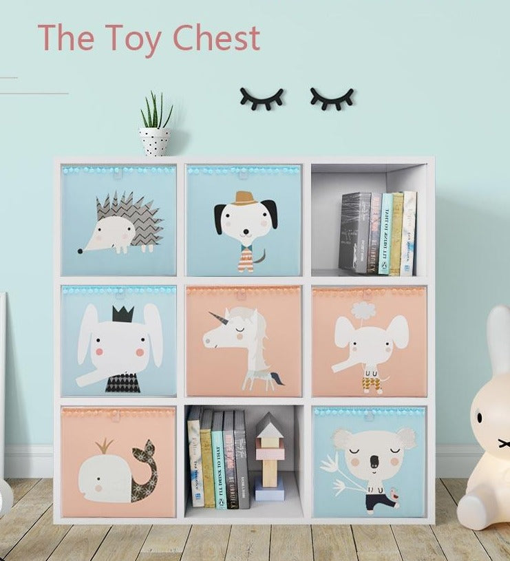 Cube Storage Box Kids Children Toys Organizer Bin - Just Kidding Store