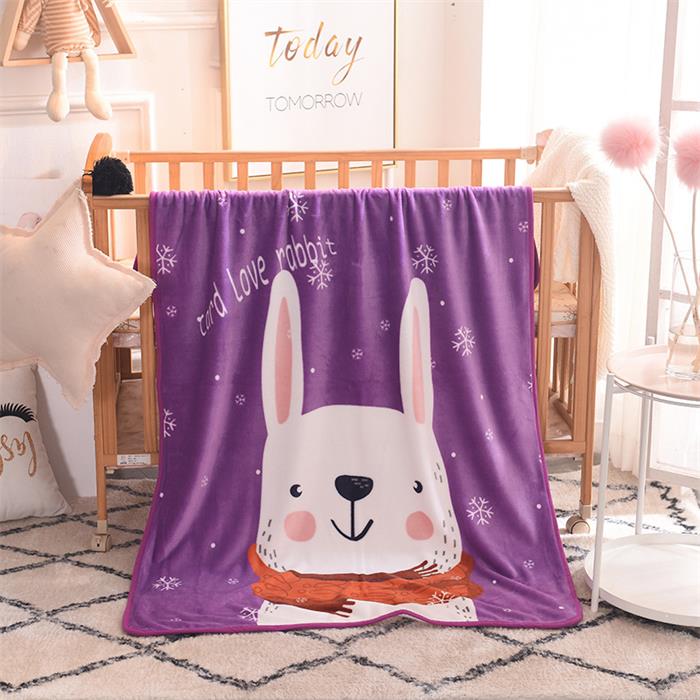 Soft Flannel Animal Print Baby Children Blanket - Just Kidding Store