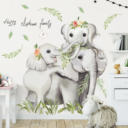 Elephant Family Wall Decals - Nursery Stickers  - Just Kidding Store