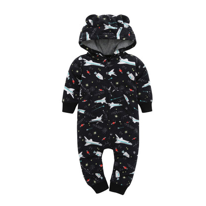 Airplanes Winter Baby Kids Romper - Just Kidding Store
