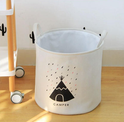 Tube Toy Organizer - Storage Basket - Just Kidding Store