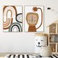 Boho Style Abstract Canvas Wall Art - Rainbow Lion Sun Nursery Posters - Just Kidding Store