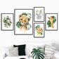Watercolor Safari Animals Canvas Wall Art - Nursery Posters - Just Kidding Store