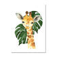 Watercolor Safari Animals Canvas Wall Art - Nursery Posters - Just Kidding Store