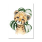 Watercolor Safari Animals Canvas Wall Art - Nursery Posters - Just Kidding Store