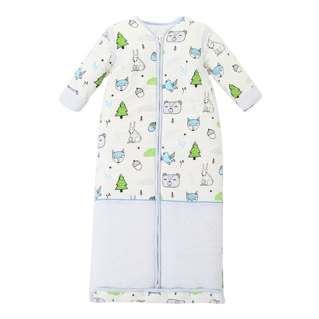 Woodland Sleeping Bag - Detachable Sleeves Sleep Envelope - Just Kidding Store