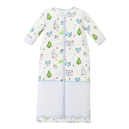 Woodland Sleeping Bag - Detachable Sleeves Sleep Envelope - Just Kidding Store