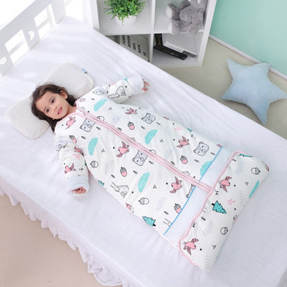 Woodland Sleeping Bag - Detachable Sleeves Sleep Envelope - Just Kidding Store