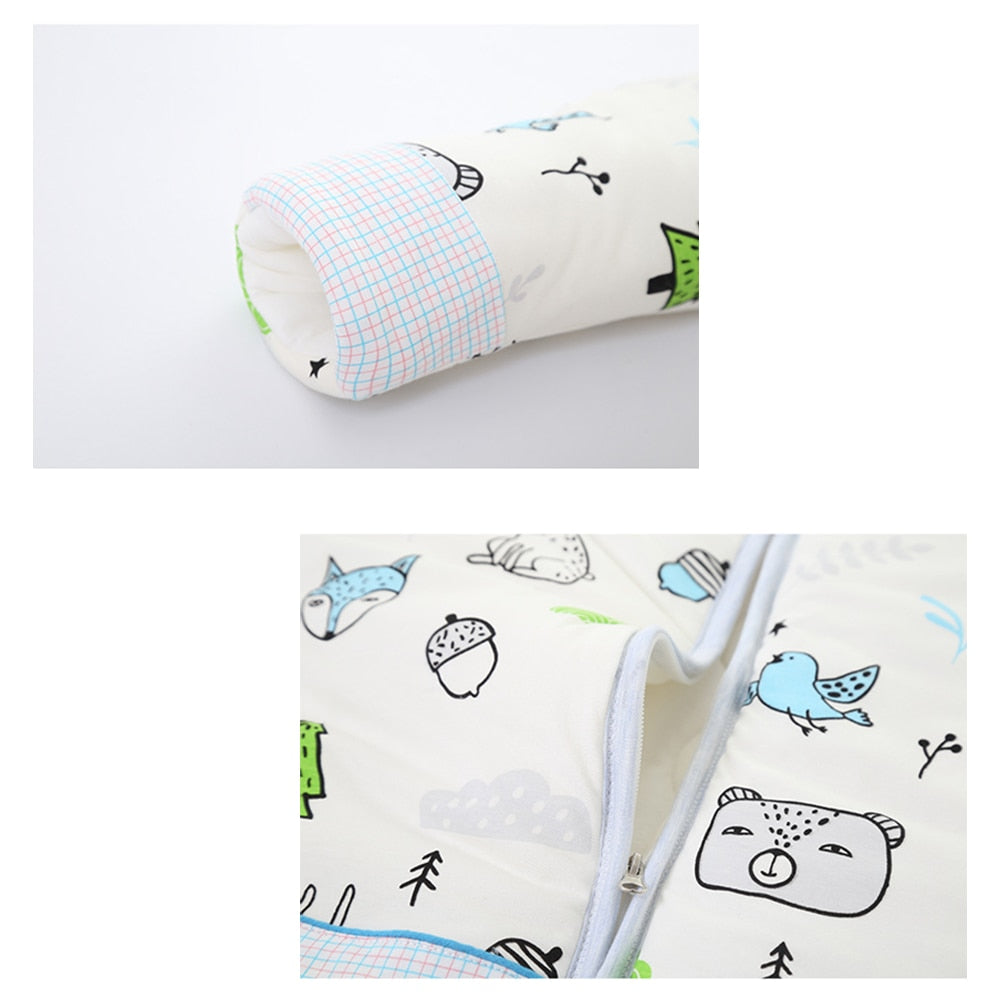 Woodland Sleeping Bag - Detachable Sleeves Sleep Envelope - Just Kidding Store