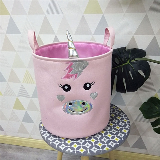 Waterproof Toy Storage Basket Panda Kitty Unicorn - Just Kidding Store