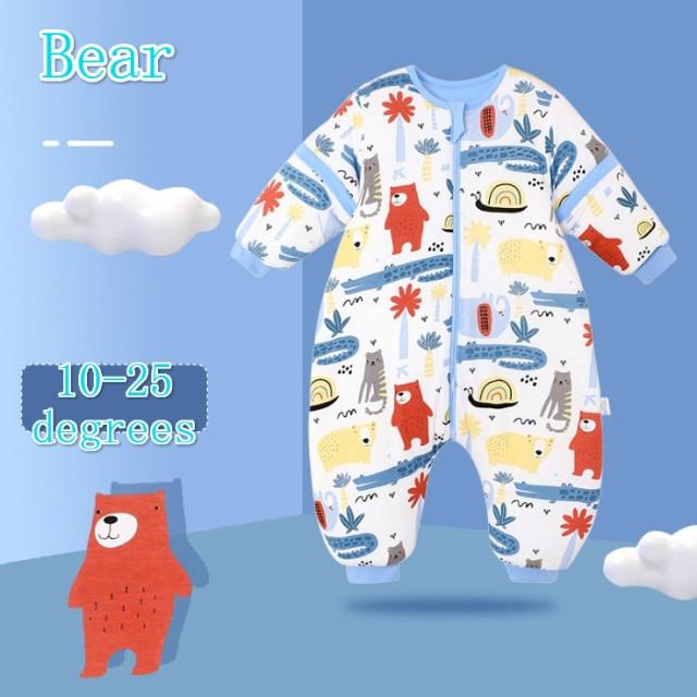 Baby Toddler Kids Winter Sleep Suit Warm Sleepsack - Just Kidding Store