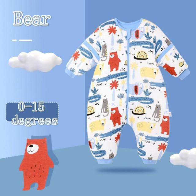 Baby Toddler Kids Winter Sleep Suit Warm Sleepsack - Just Kidding Store